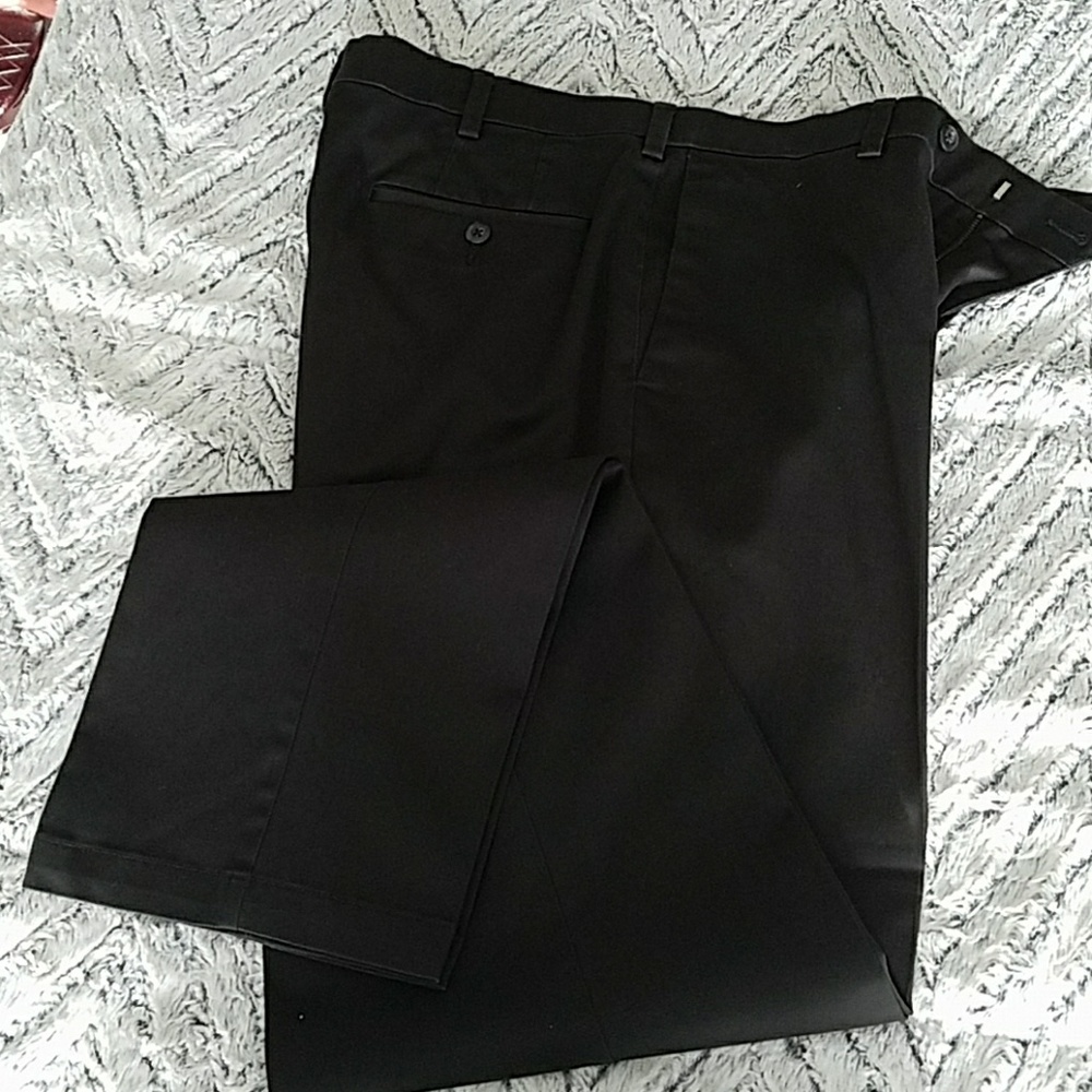 Men's black dress pants